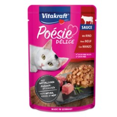 PoE'sie DE'liSauce per gatti gusto manzo 85 gr