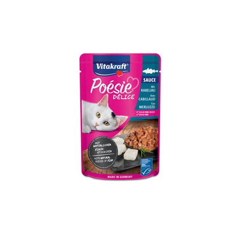 PoE'sie DE'liSauce per gatti gusto merluzzo 85 gr