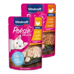 PoE'sie DE'liSauce per gatti gusto pollo junior 85 gr