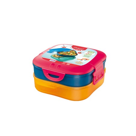 Lunch Box 3 in 1 rosa corallo Picnik Concept Maped