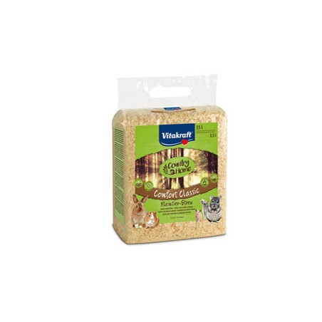 Country Home Lettiera in trucioli comfort per roditori 15Lt