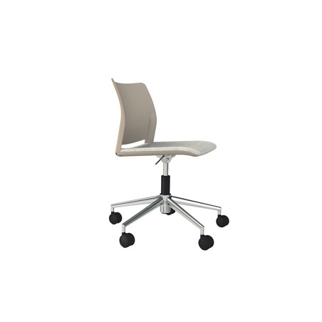 Seduta home/office Alpha APGT beige senza braccioli