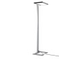 Lampada in metallo LUCTRA VITAWORK HCL da terra 12.000lm argento