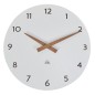 Orologio da parete Ã˜30cm bianco/legno HorMilena Alba