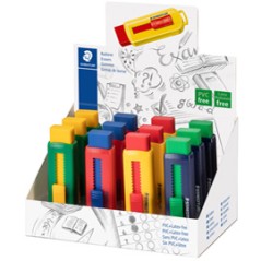 Gomma a scorrimento StaedtlerÂ® eraser involucro colori vivaci assortiti