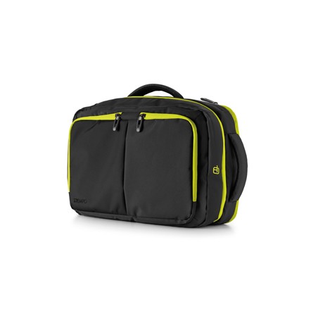 Borsa zainabile bi-bag Blackout dim. 44x28x18cm nero-giallo 9235BO26 INTEMPO