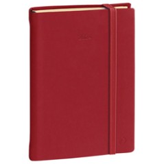 Agenda settimanale Ministro Prestige 16x24cm Silk bordeaux 2024 Quo Vadis