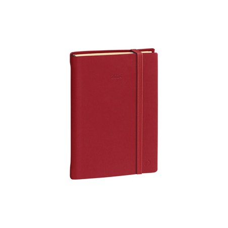 Agenda settimanale Ministro Prestige 16x24cm Silk bordeaux 2024 Quo Vadis