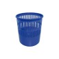 CESTINO GETTACARTE 12LT BLU TRAFORATO 4119 ARDA