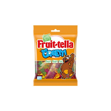 Caramelle gommose Fruit-tella Orsetti f.to pocket 90gr