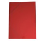 Cartella con elastico 70x100cm Rosso in cartoncino plast. 71LD