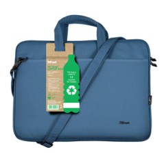 Borsa ecocompatibile per notebook da 16" Bologna - blu Trust