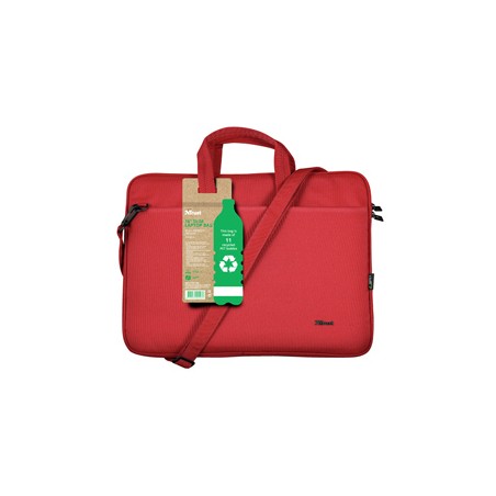 Borsa ecocompatibile per notebook da 16" Bologna - rossa Trust