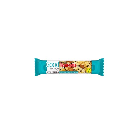 Barretta di frutta secca cocco e fave di cacao 36gr Good For You Fruitella