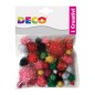 Busta 40 pompons LamE' colori assortiti DECO