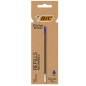 Blister 3 refill CristalÂ® Re'New 1mm blu BICÂ®