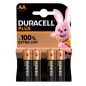 Blister 4 pile MN1500 Duracell PLUS 100 - STILO AA