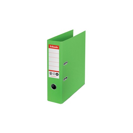 Registratore a leva Dorso 75mm verde CO2 neutral Esselte