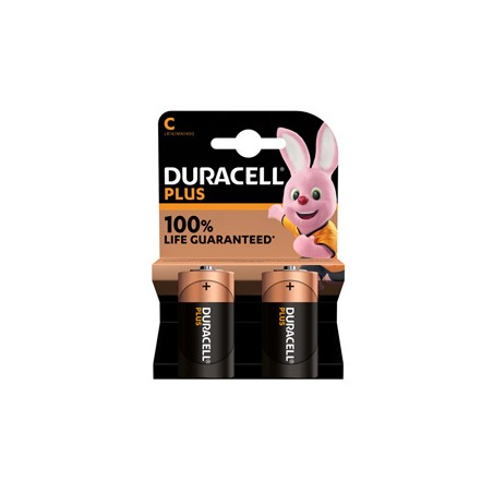 Blister 2 pile MN1400 Duracell PLUS 100 - MEZZA TORCIA C