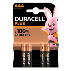 Blister 4 pile MN2400 Duracell PLUS 100 - MINISTILO AAA