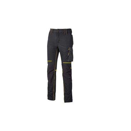 Pantaloni da lavoro invernali World taglia XL nero U-Power