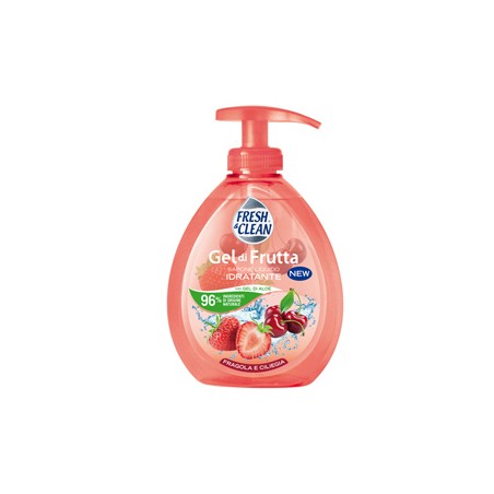 Sapone liquido FreshClean gel fragola e ciliegia 300ml