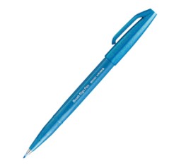 Sign Pen Brush azzurro Pentel