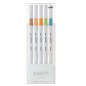 Astuccio 5 fineliner EMOTT tratto 0.4mm colori ass. Nature Uni Mitsubishi