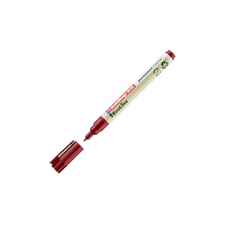 Marcatore permanente 25 Ecoline punta tonda 1.0mm rosso Edding