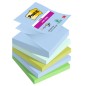 Cf. 5pz blocco 90foglietti Post-itÂ® Super Sticky Z-Notes 76x76mm R330-5SS-OAS