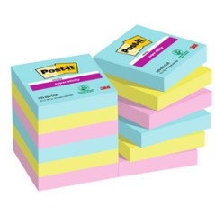 Cf. 12pz 90fg. Post-itÂ® Super Sticky 47,6x47,6mm 622-12SS-COS Cosmic