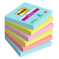 Cf. 6pz 90foglietti Post-itÂ® Super Sticky 76x76mm 654-6SS-COS Cosmic