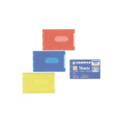 BUSTA PORTA CARDS 8,5X5,4 02/7828 PVC RIGIDO COL.ASSORTITI FAVORIT