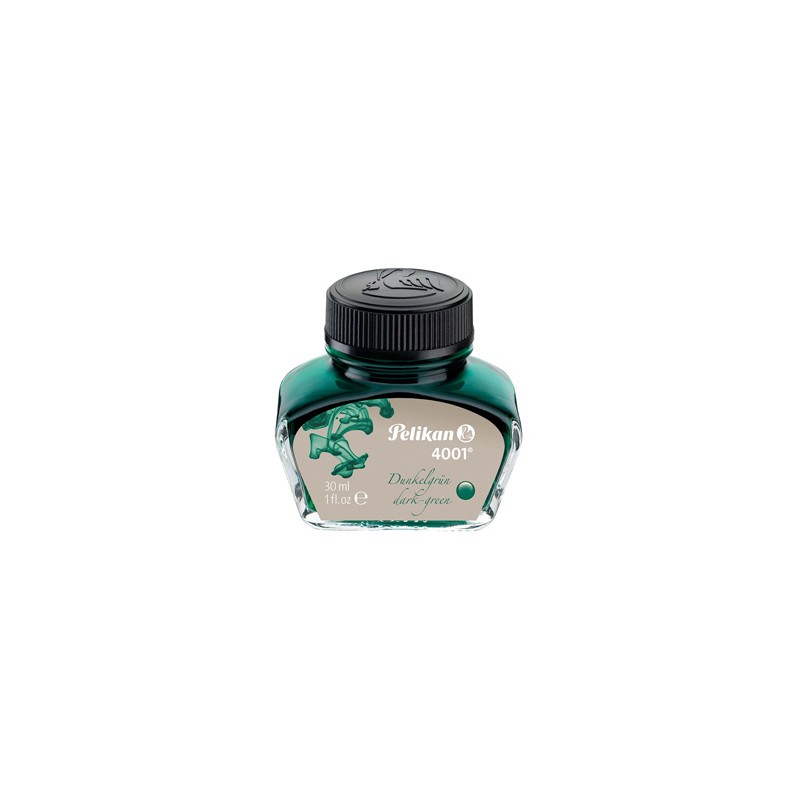 INCHIOSTRO STILOGRAFICO PELIKAN 4001 30ML VERDE SCURO