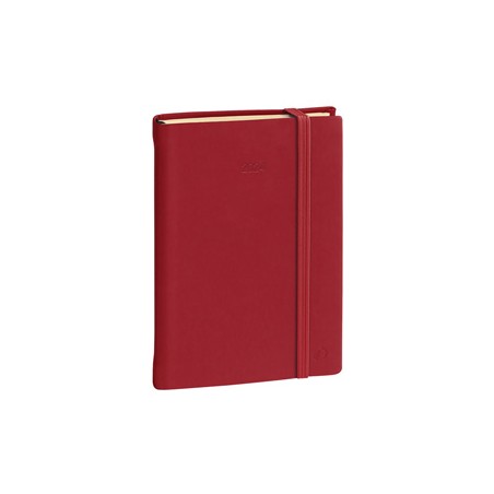 Agenda giornal. Daily Pocket Prestige 8,5x13cm Silk bordeaux 2024 QuoVadis