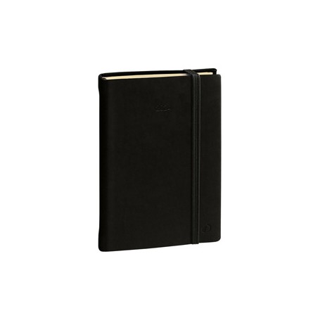 Agenda giornaliera Daily 21 Prestige 13x21cm Silk nero 2024 Quo Vadis