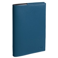 Agenda sett.le Ministro Prestige16x24cm Soho blu acciaio 2024 QuoVadis