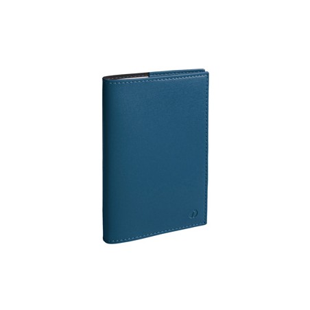 Agenda sett.le Ministro Prestige16x24cm Soho blu acciaio 2024 QuoVadis