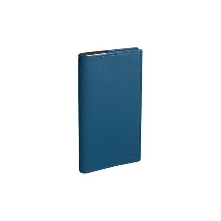 Agenda Planing Planital c/spirale 8,8x17cm Soho blu acciaio 2024 Quo Vadis