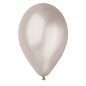 Busta 16 palloncini Ã˜26cm metal argento Big Party