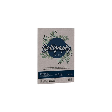 Carta Calligraphy Nature REMAKE A4 50fg 250gr scoglio FAVINI