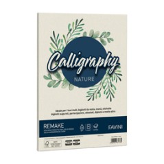 Carta Calligraphy Nature REMAKE A4 50fg 120gr perla FAVINI