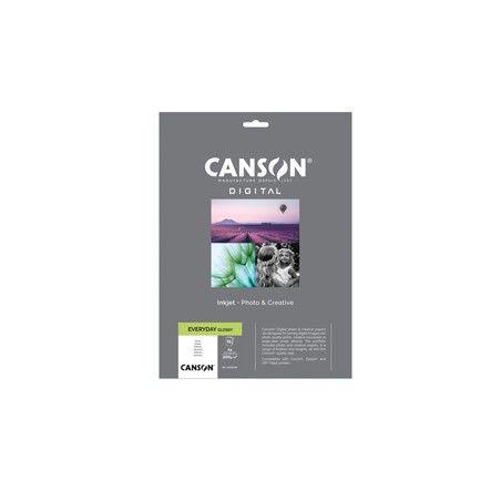 Carta InkJet EVERYDAY A4 15fg 200gr Glossy Canson