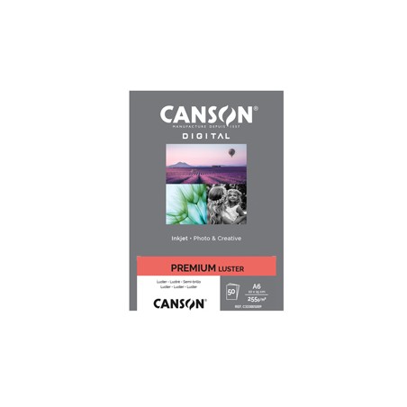 Carta InkJet PREMIUM 10x15cm 50fg 255gr Lustre RC Canson