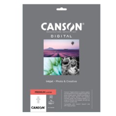 Carta InkJet PREMIUM A4 20fg 255gr Lustre RC Canson