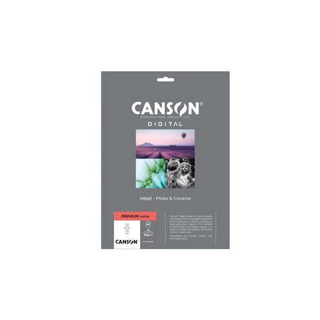 Carta InkJet PREMIUM A4 20fg 255gr Lustre RC Canson