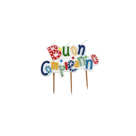 Candelina picks "Buon Compleanno" multicolor Big Party