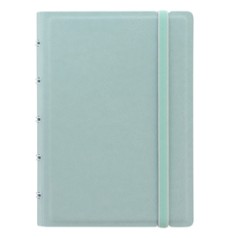 Notebook Pocket f.to 144x105mm a righe 56 pag verde pastello similpelle Filofax