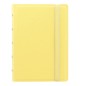 Notebook Pocket f.to 144x105mm a righe 56pag giallo limone similpelle Filofax