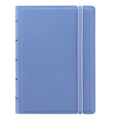 Notebook Pocket f.to 144x105mm a righe 56 pag blu pastello similpelle Filofax